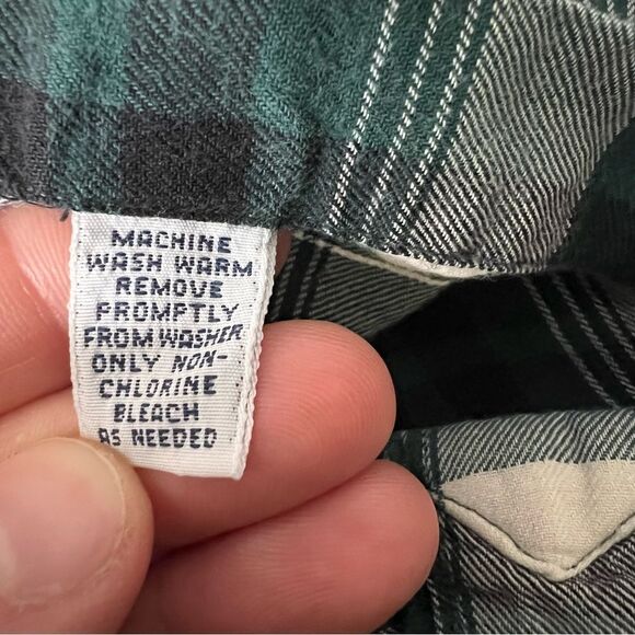 Ralph Lauren Shirt Mens Sz M Green Blaire Plaid Button Down Long Sleeve Cotton - Picture 10 of 12